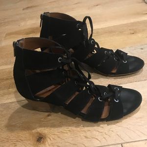 Black Strappy Sandals